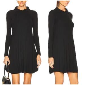 KHAITE NWT Emory Long Sleeve Stretch Wool Shift Dress Size M Flowy Designer